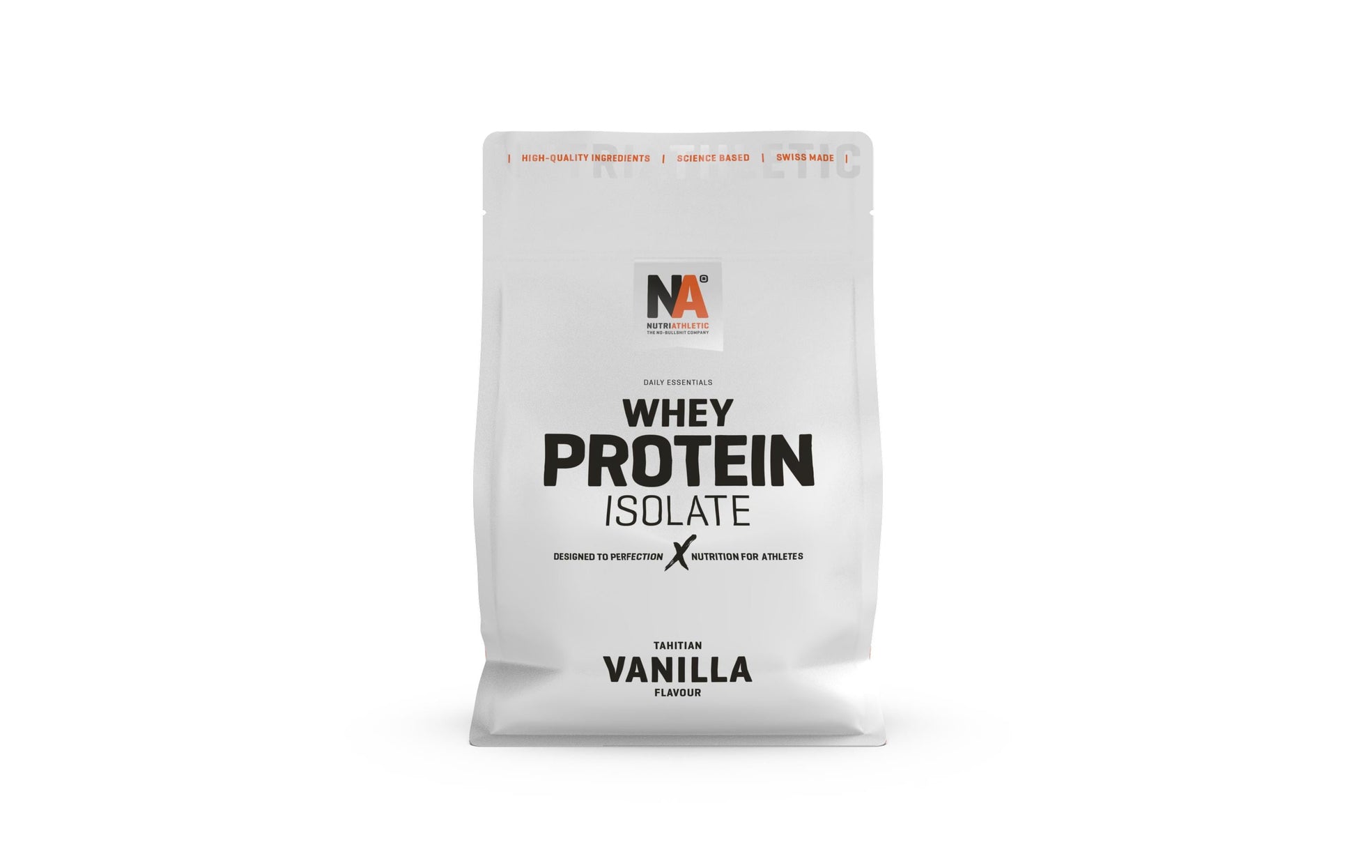NutriAthletic Whey Protein Isolat Vanille – glutenfrei, laktosefrei – 800 g