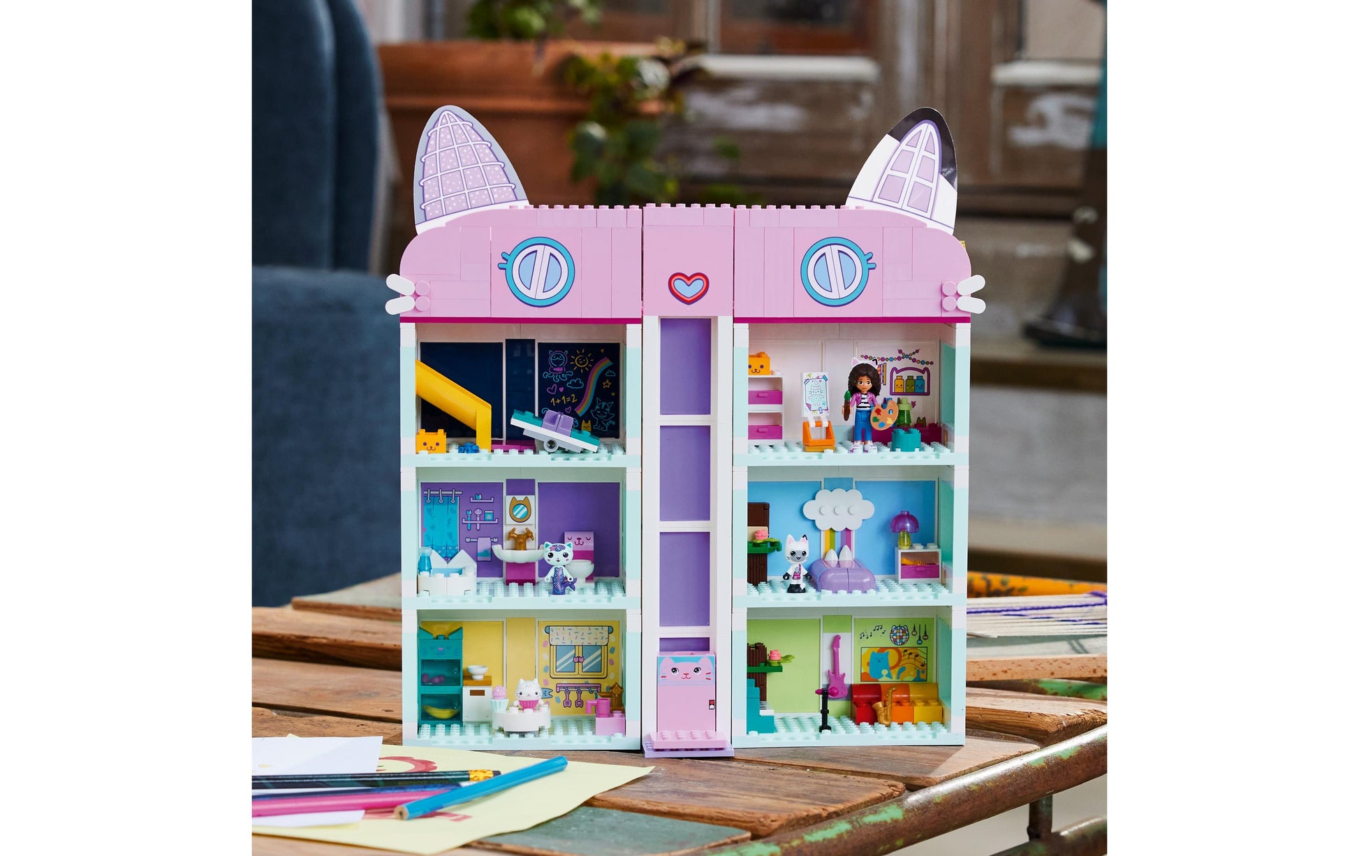 LEGO 3D Puzzle Gabbys Puppenhaus – 498 Teile – 31 × 34 × 9 cm – ab 4 Jahren