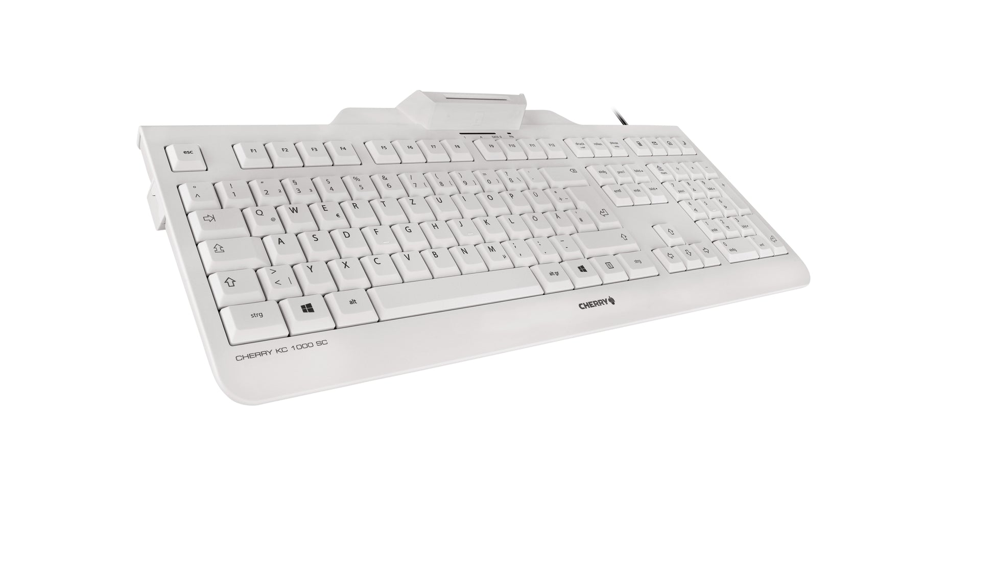 CHERRY KC 1000 SC – Tastatur, kabelgebunden (USB), US-Layout (EN) – für Windows, macOS & Linux