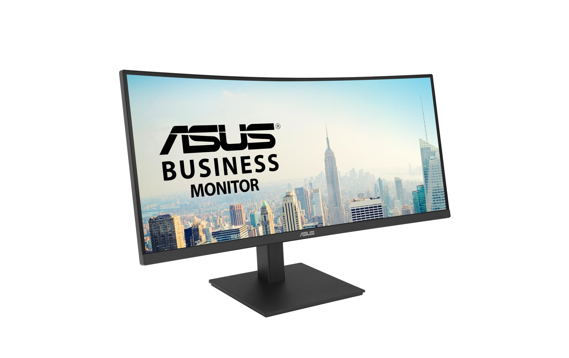 ASUS VA34VCPSR – 34" Curved, 3440 × 1440 (UWQHD), VA, 100 Hz, USB-C 96 W, LAN, HDR10