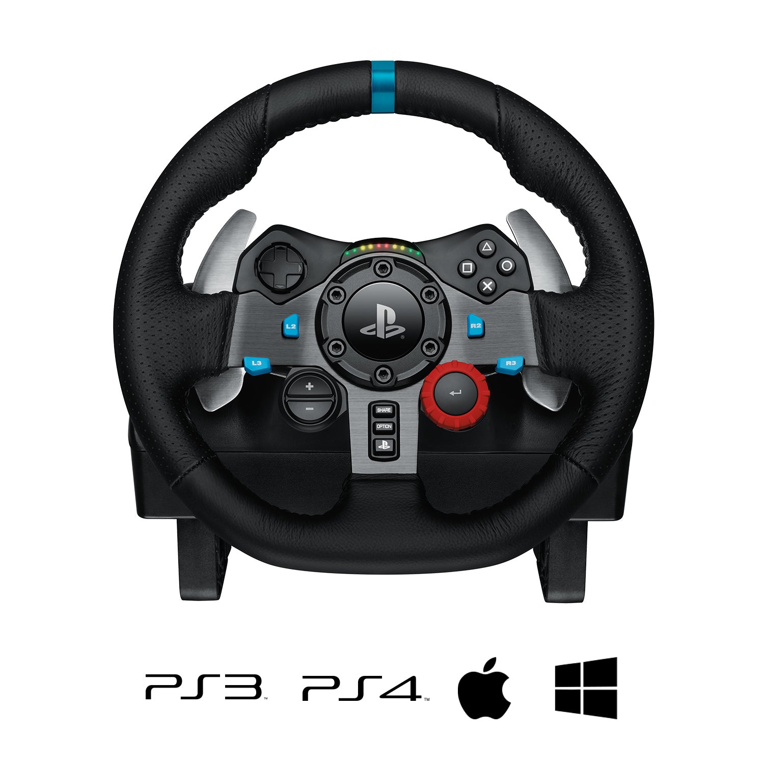 Logitech G G29 Driving Force – Joystick – USB (kabelgebunden), Force-Feedback, für PC & PlayStation