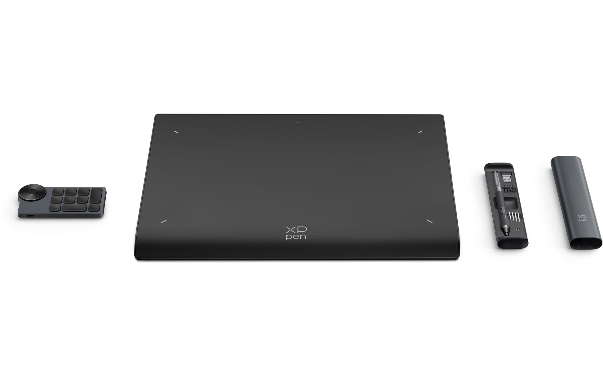 XPPen XP-PEN – Stifttablet Deco Pro LW, Stift, Schwarz, für Windows, macOS, Android und mehr