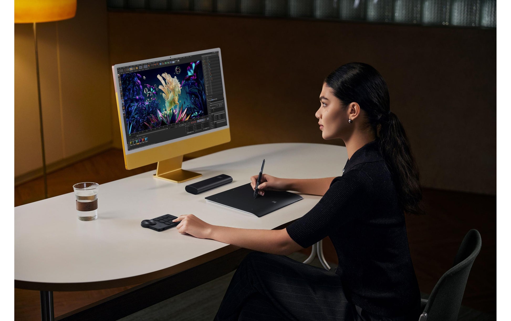 XPPen XP-PEN – Stifttablet Deco Pro MW, 16384 Druckstufen, 229 × 152 mm, USB-C, für Windows, macOS, ChromeOS und mehr