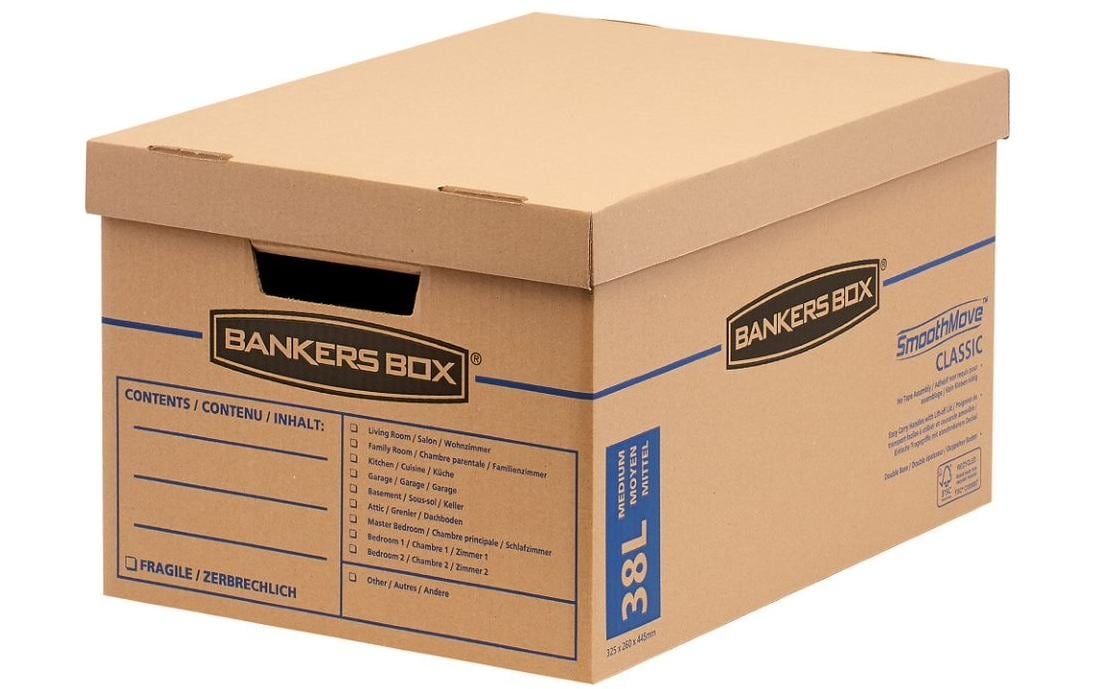 Fellowes SmoothMove Classic Umzugsbox – Natur