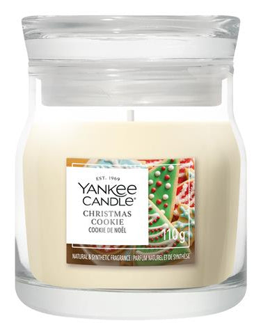 Yankee Candle Duftkerze – Plätzchen (Vanille, Butter, Muskatnuss) – Ø 6,6 × 8,4 cm