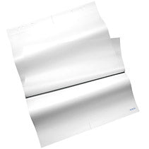 Herlitz Flipchart-Block – 68 × 99 cm, 20 Blatt/Block, 5 Blöcke, blanko, Papier, perforiert