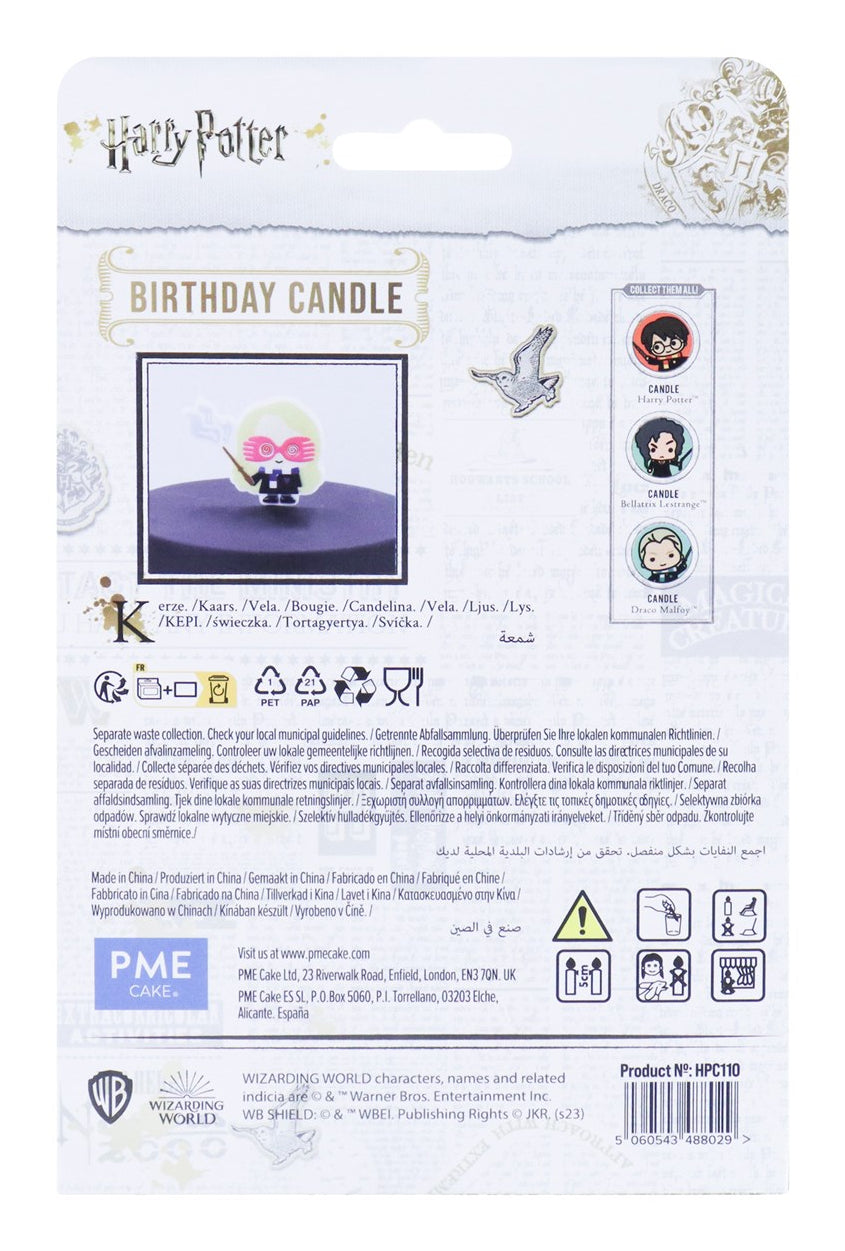 PME Geburtstagskerze Harry Potter Luna Lovegood – mehrfarbig – 9,5 × 8 cm – 1 Stk