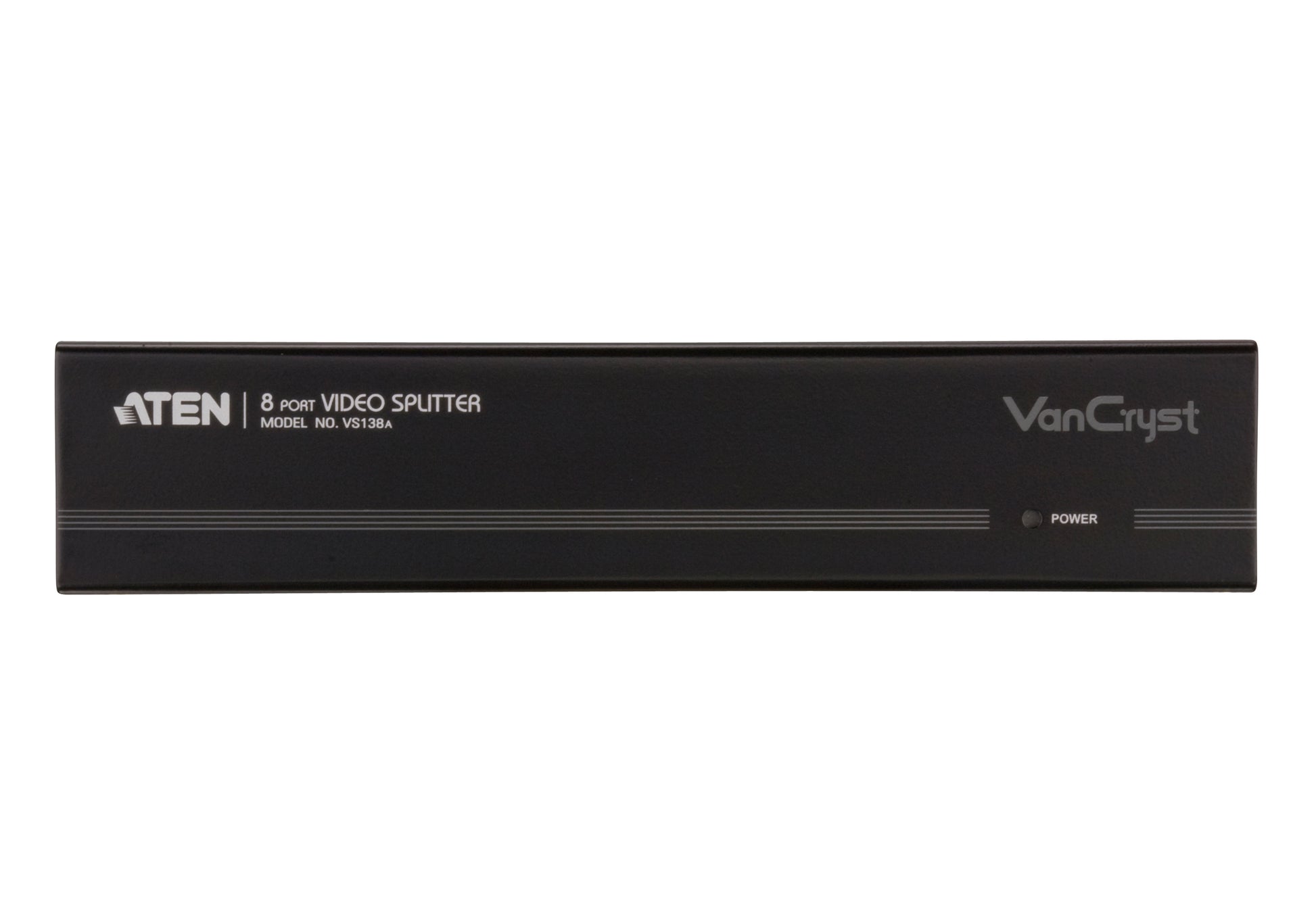 ATEN VS138A – VGA-Video-Splitter, 1× VGA Eingang / 8× VGA Ausgänge, 2048 × 1536 @ 60 Hz, 30 m, 450 MHz, für VGA-Monitore