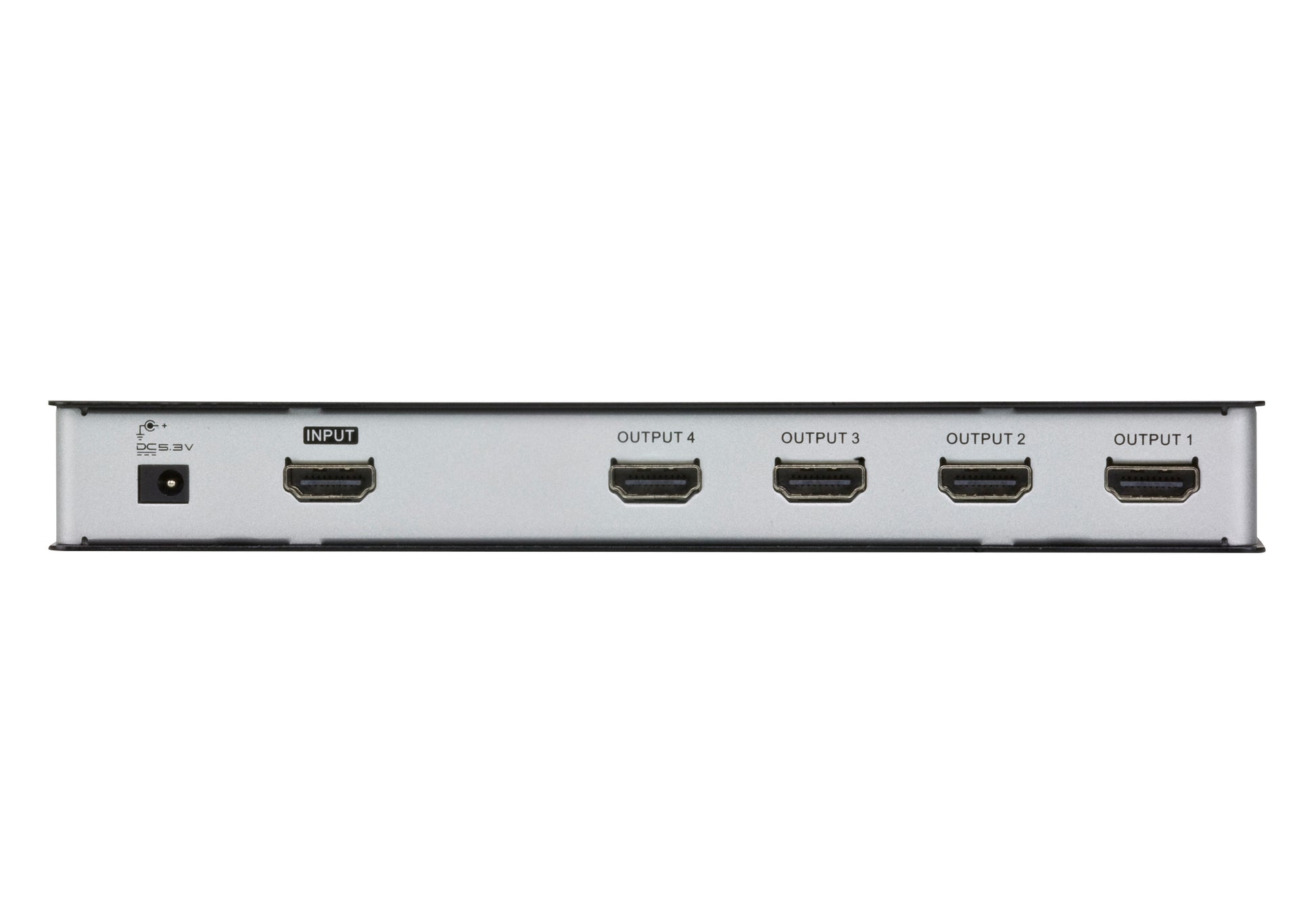 ATEN VS184A – HDMI-Splitter – 4x HDMI, 4096×2160, aktiv, externes Netzteil – Schwarz
