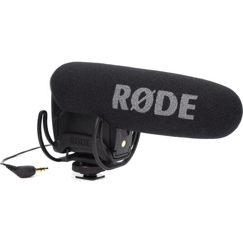 RØDE VideoMic Pro R – Mikrofon, 3,5 mm Klinke, Superniere, Kondensator, Video, für DSLR und Camcorder, Schwarz