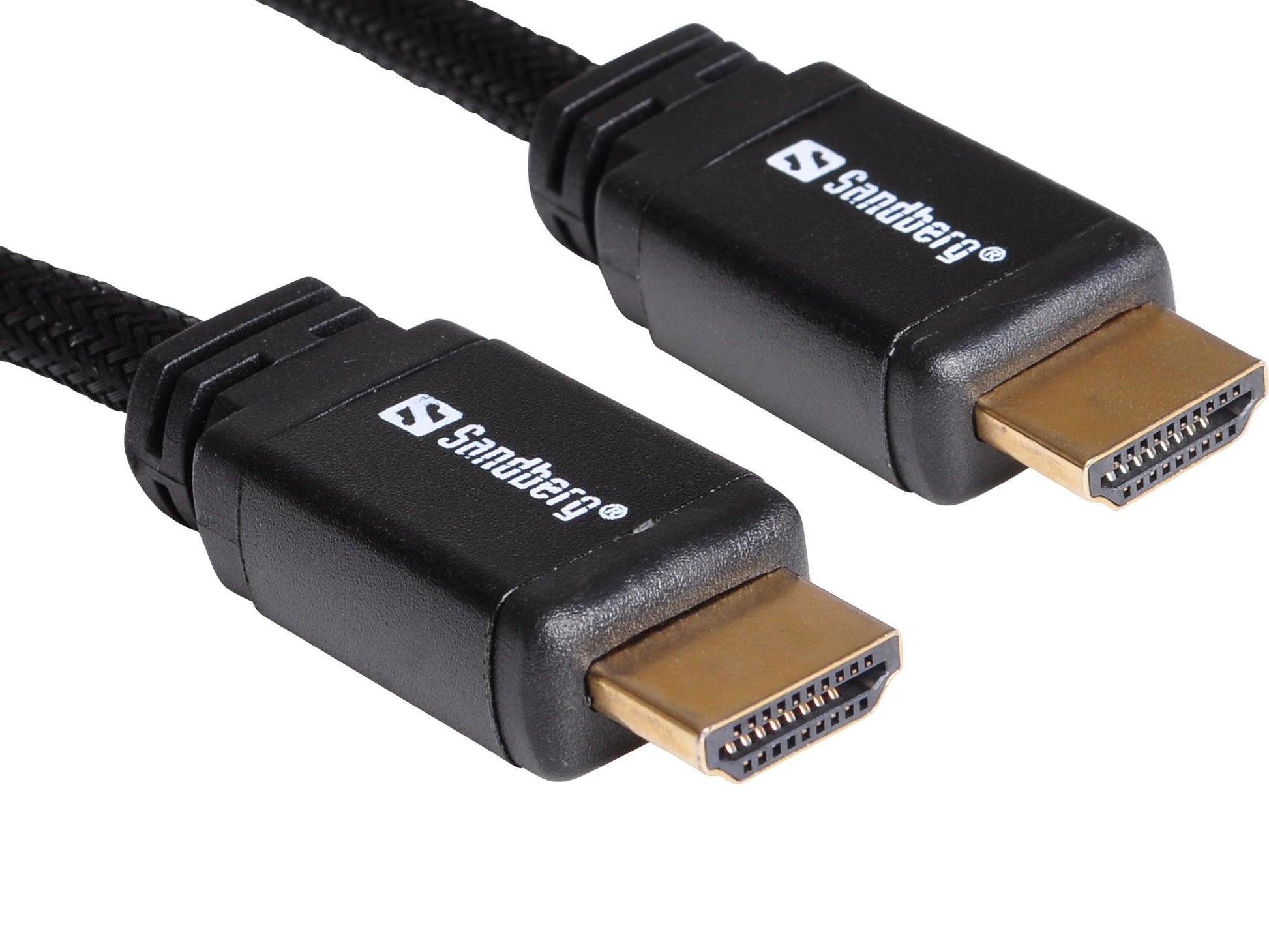 Sandberg HDMI-Kabel – 2 m, Schwarz, HDMI 2.0