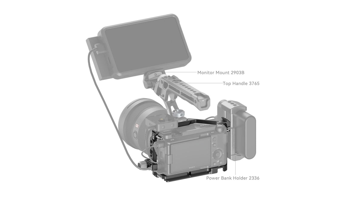 SmallRig 4257 Cage-Kit – für Sony ZV-E1 – Schwarz