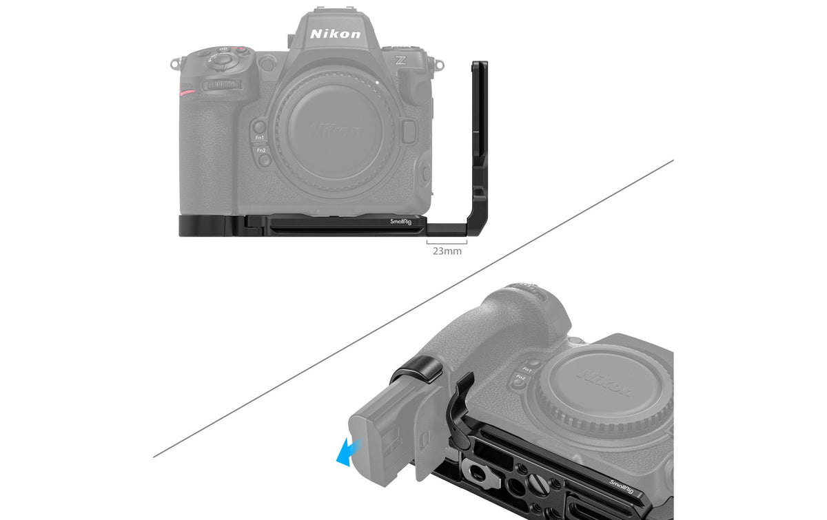 SmallRig 3942 L-Halterung – für Nikon Z 8 – Schwarz