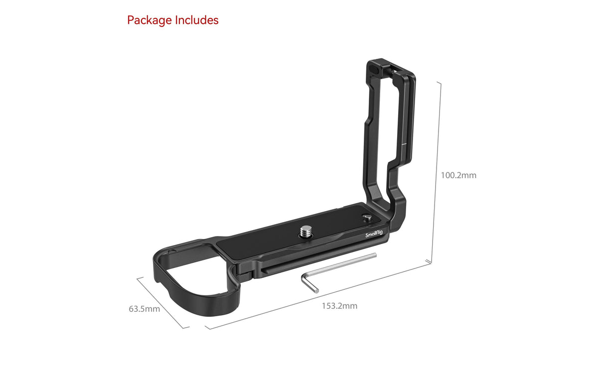 SmallRig 3942 L-Halterung – für Nikon Z 8 – Schwarz