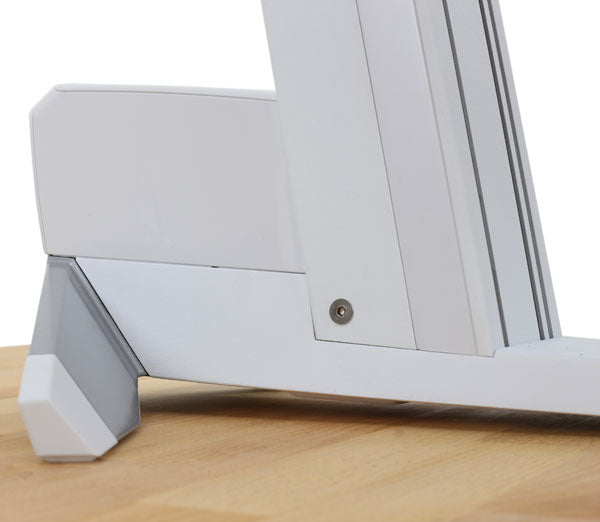 Ergotron WorkFit-S Dual Wandhalterung – bis 24", 11,3 kg, neigbar, drehbar, weiss
