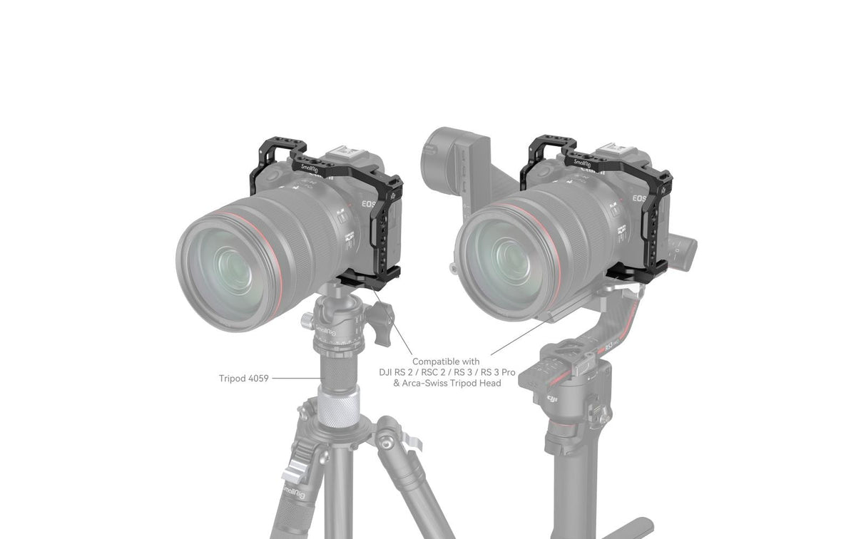 SmallRig Cage für Canon EOS R50 – Aluminium – Schwarz