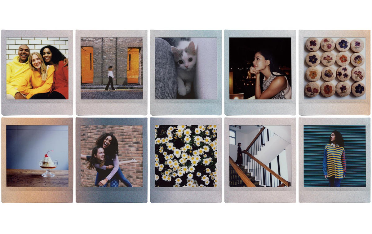 Fujifilm Instax Square Sofortbildfilm – Bild 62 × 62 mm (Film 86 × 72 mm), ISO 800 – für SQ40 – 10er-Pack