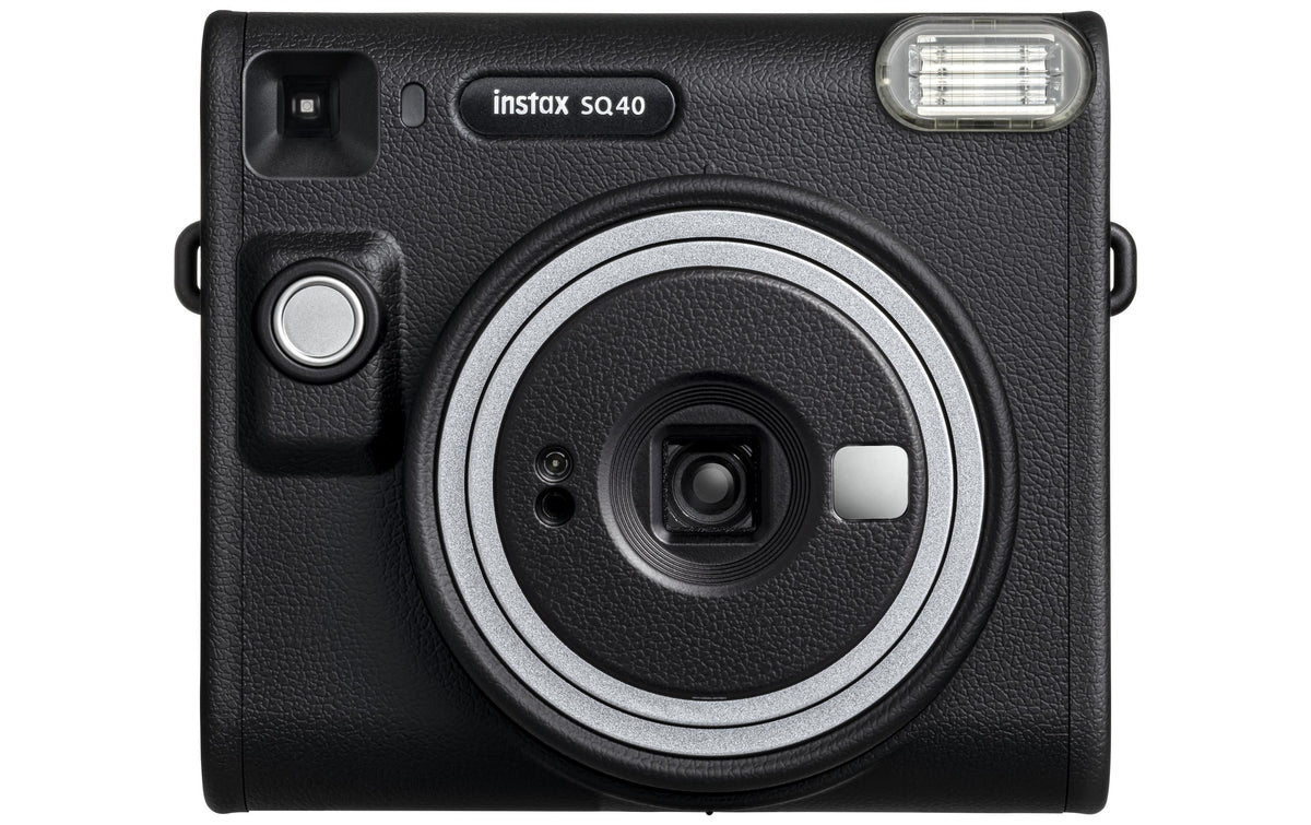 Fujifilm Instax Square SQ 40 – Sofortbildkamera Instax Square, schwarz