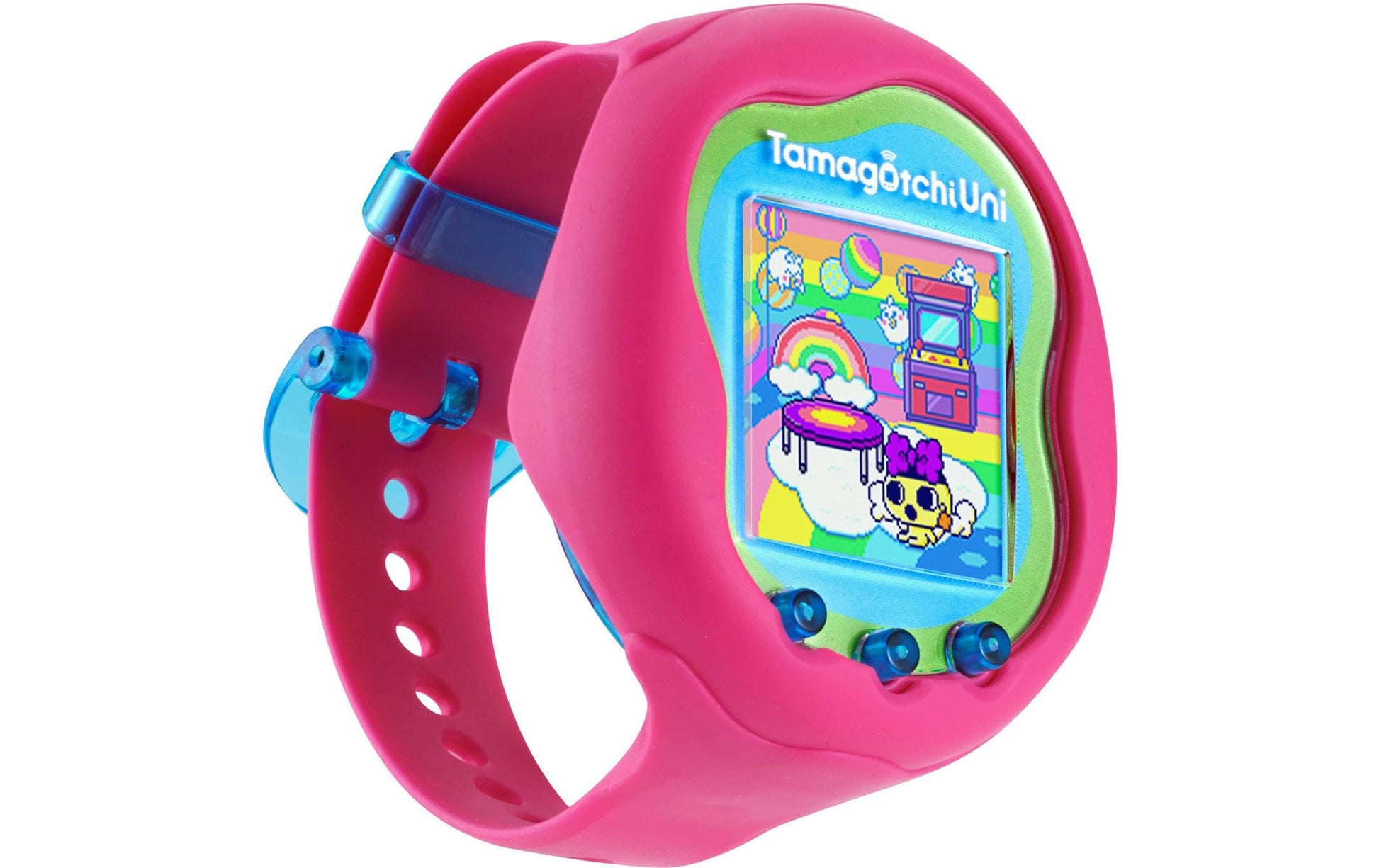 Bandai Tamagotchi Uni – 24 × 15 × 6,5 cm – LiPo-Akku, Laden per USB, WLAN – ab 6 J. – rosa