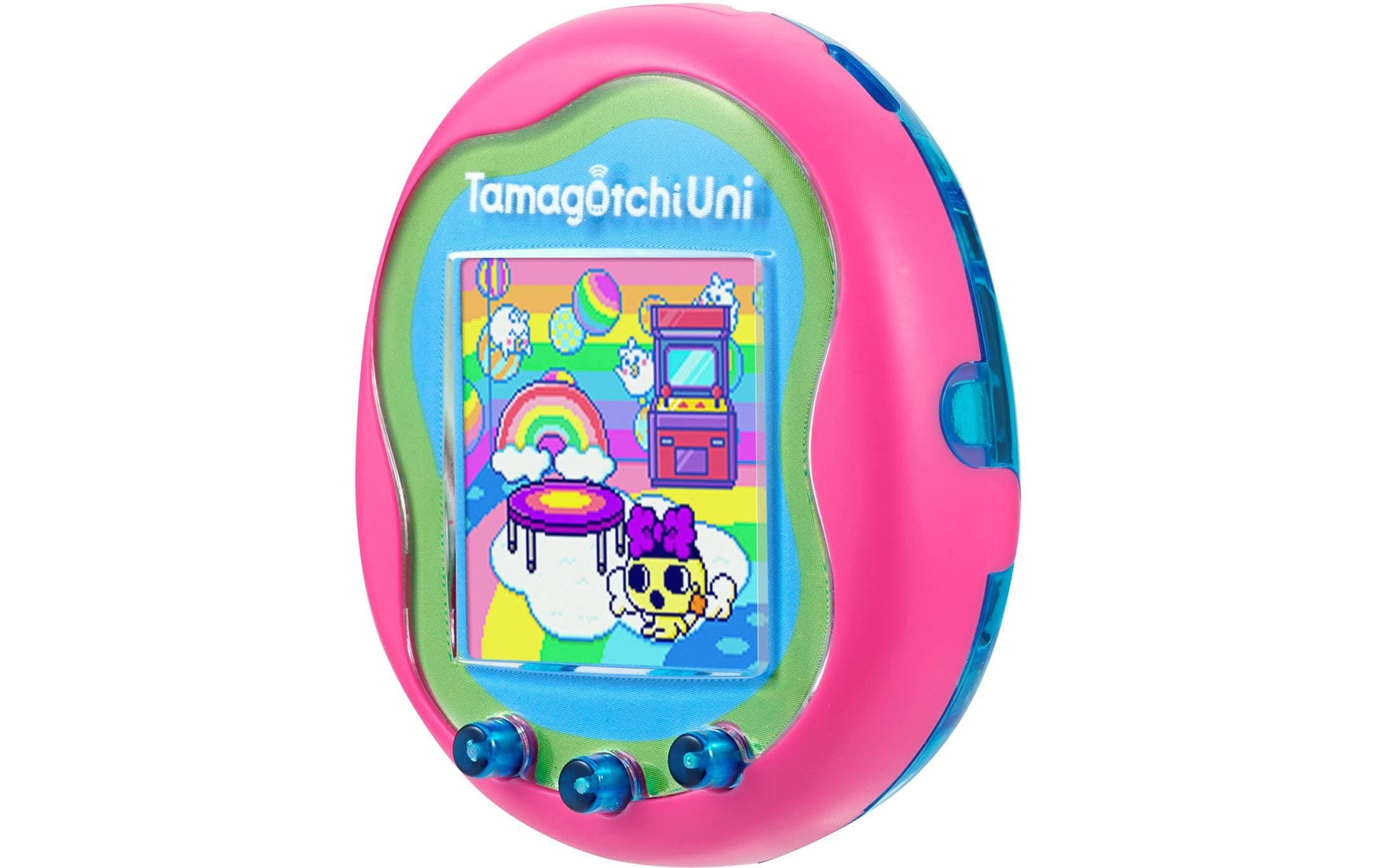 Bandai Tamagotchi Uni – 24 × 15 × 6,5 cm – LiPo-Akku, Laden per USB, WLAN – ab 6 J. – rosa