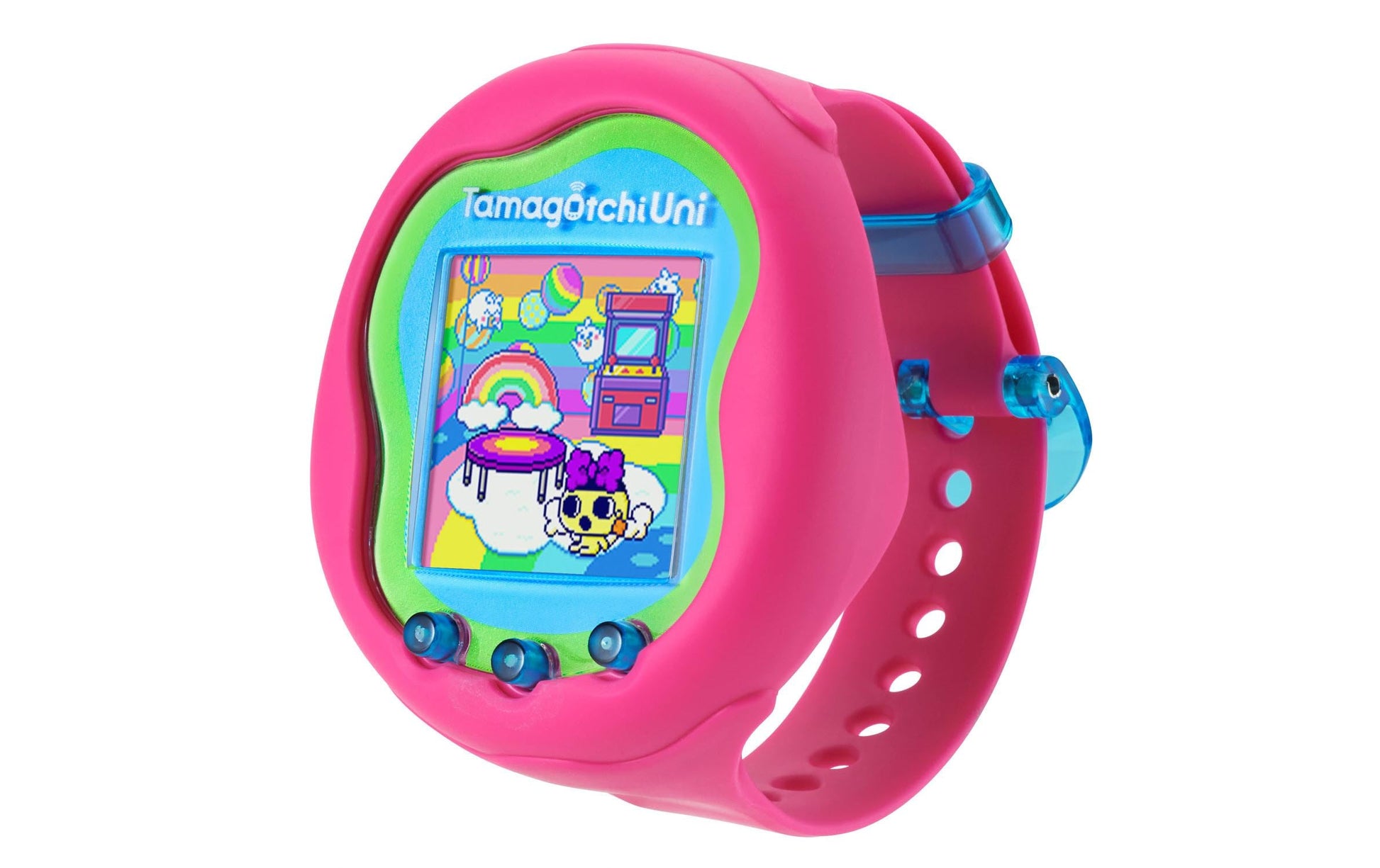 Bandai Tamagotchi Uni – 24 × 15 × 6,5 cm – LiPo-Akku, Laden per USB, WLAN – ab 6 J. – rosa