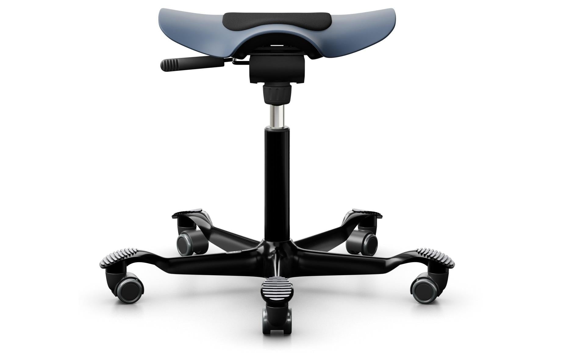 HÅG Hocker Capisco Puls 8001 – Sitzhöhe 45–62 cm, 110 kg, blaugrau