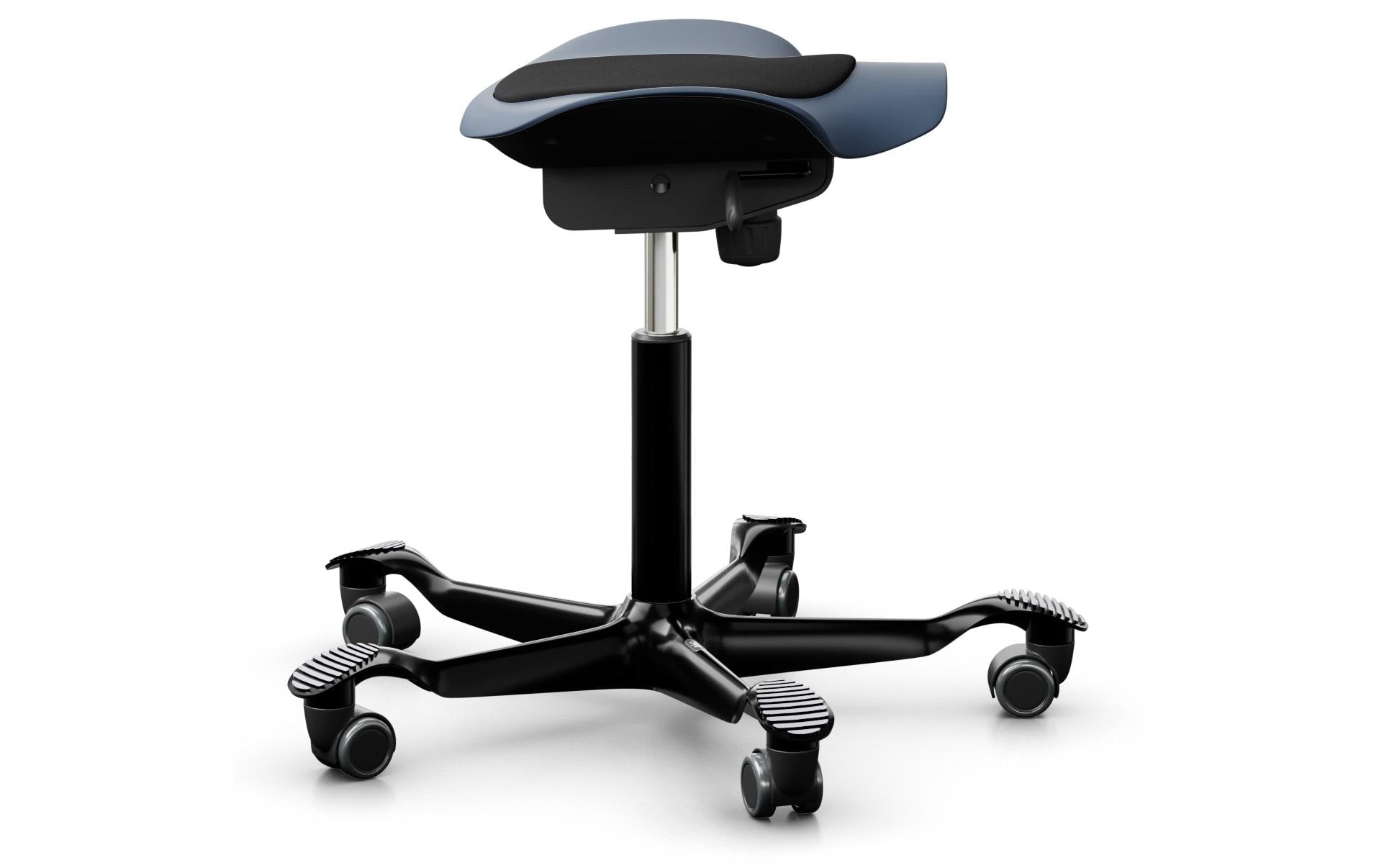 HÅG Hocker Capisco Puls 8001 – Sitzhöhe 45–62 cm, 110 kg, blaugrau