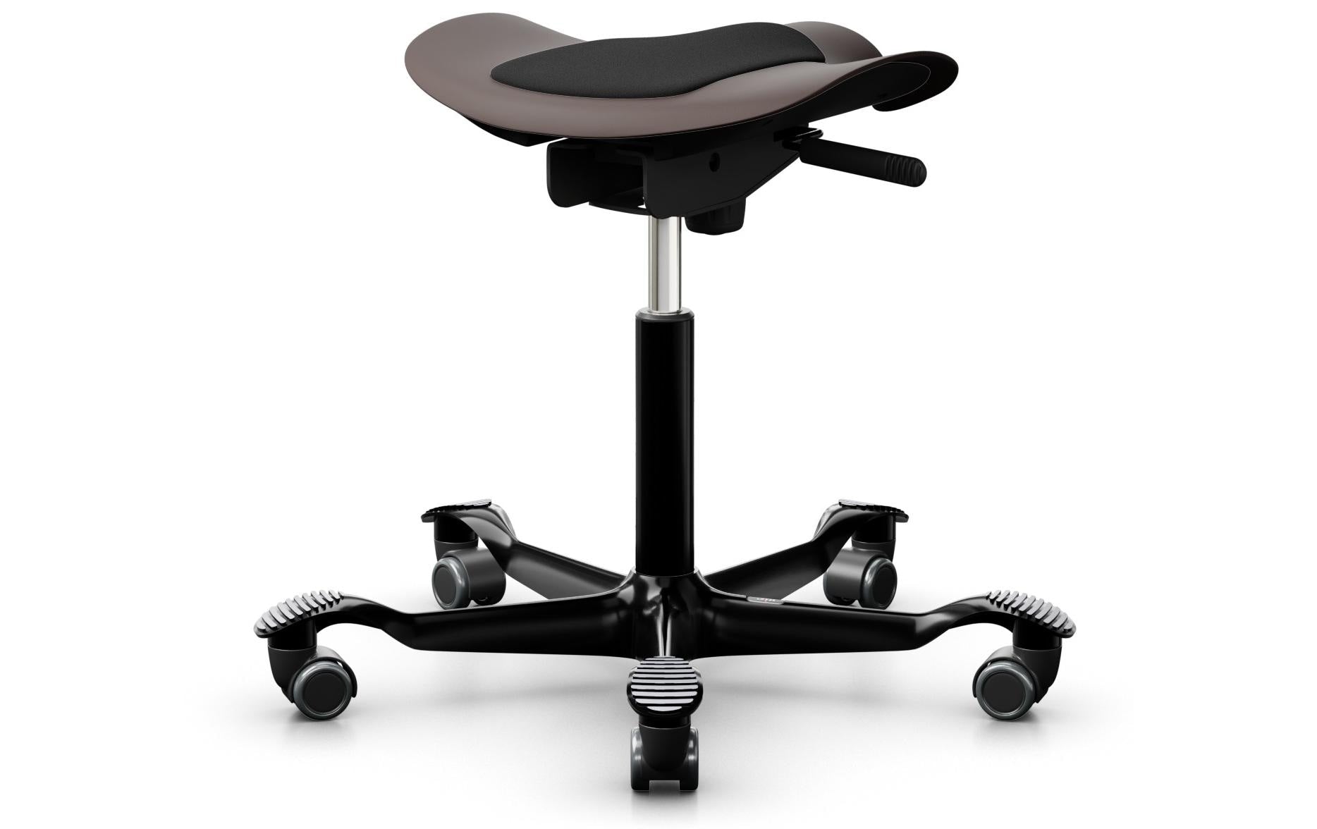 HÅG Hocker Capisco Puls 8001 – Sitzhöhe 45–62 cm, 110 kg, braun