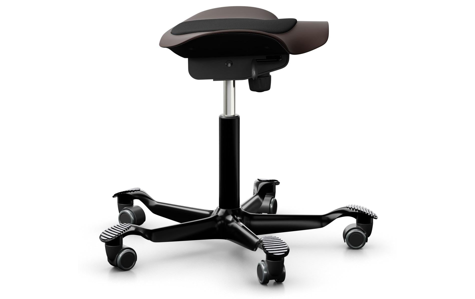 HÅG Hocker Capisco Puls 8001 – Sitzhöhe 45–62 cm, 110 kg, braun