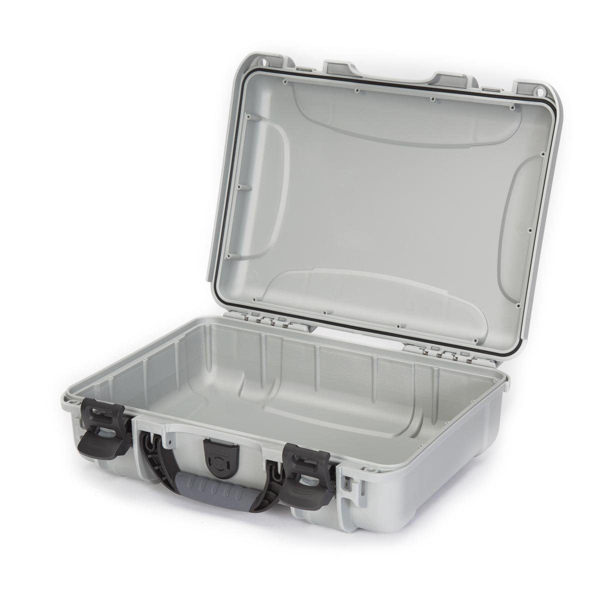 Nanuk Schutzkoffer 910 – Silber, 36,3 × 12,0 × 28,2 cm