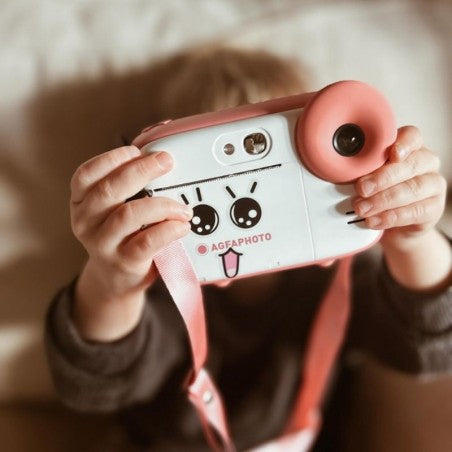 AgfaPhoto Realkids – Kinderkamera, 10 MP, Pink