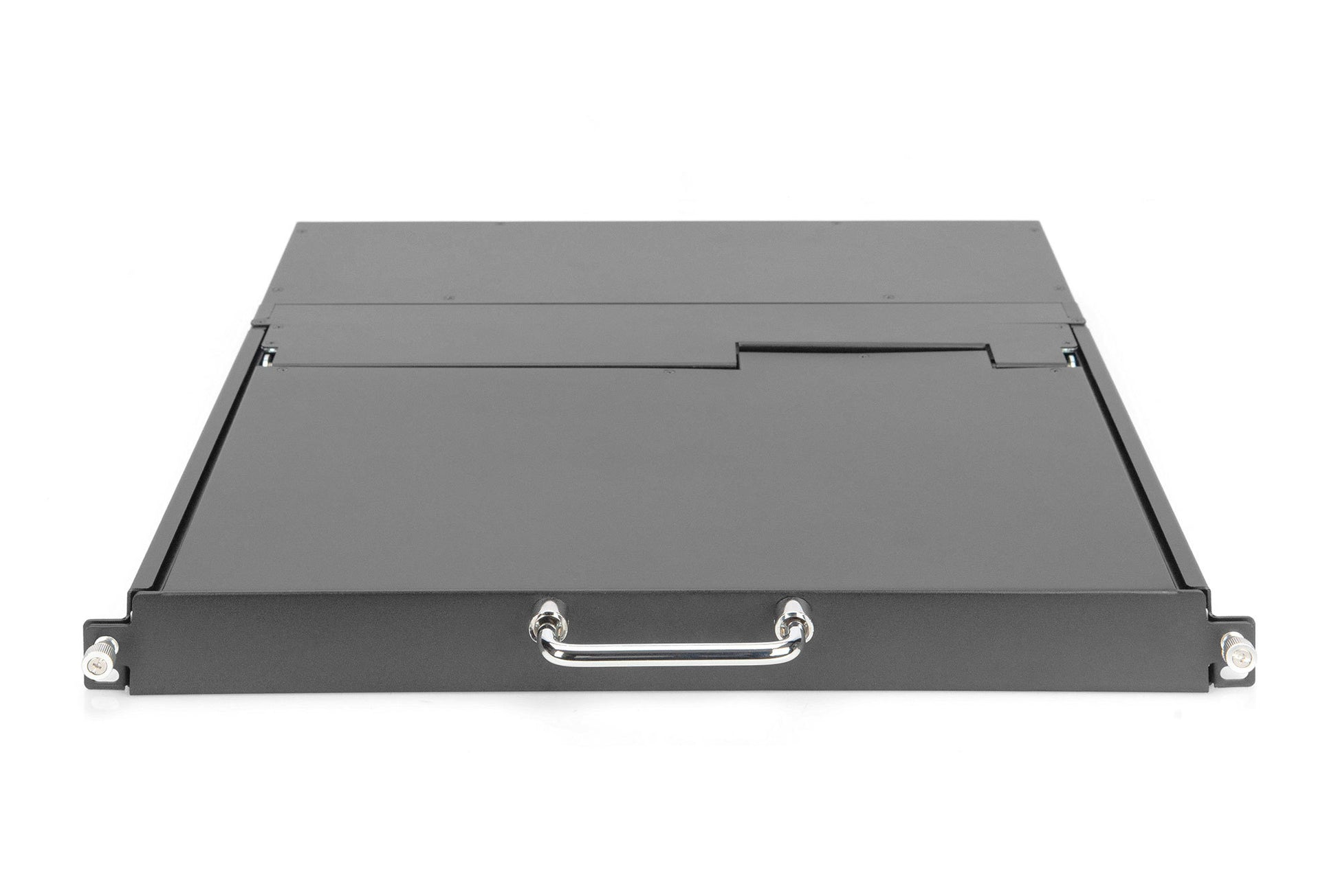 Digitus 17" Rack-LCD-Konsole – 1920 × 1080, 8-Port VGA KVM, Schweiz QWERTZ, USB 2.0 – 1U