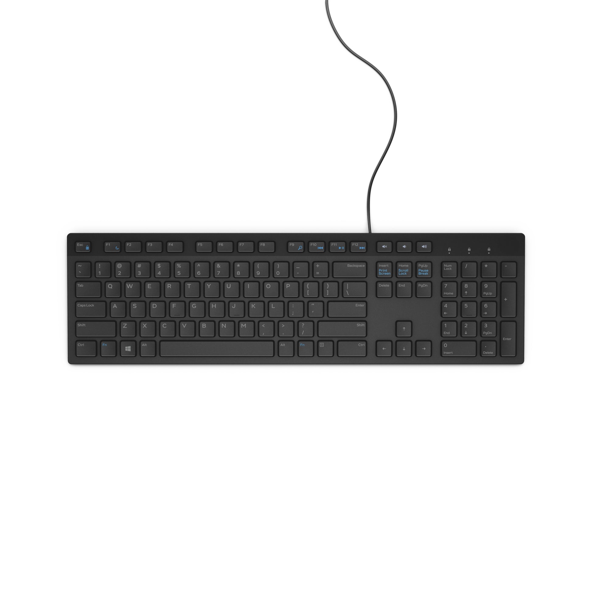 Dell KB216 – Tastatur – kabelgebunden, USB – QWERTY (US-INT) – Schwarz