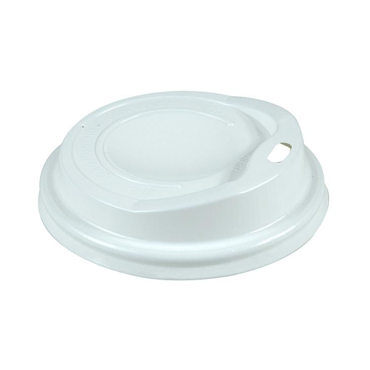 Deckel für Kaffeebecher 1 dl und 2 dl, PS, Weiss – 100 Stk.