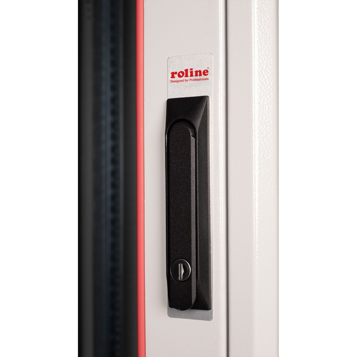 ROLINE Basic – 19" Netzwerkschrank 22U, abschliessbar, IP20, 600 × 800 × 1125 mm, lichtgrau, Stahl