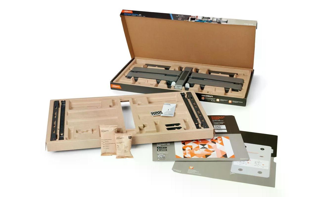 Vogel's Vogels 6VO TVM 5855B – Wandhalterung, ausziehbar, für 90", VESA 400×300, bis 75 kg, schwarz