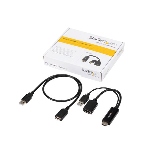 StarTech.com HDMI auf DisplayPort Adapter, DP 1.2, 4K