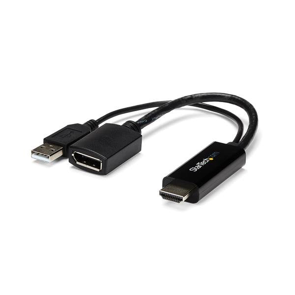 StarTech.com HDMI auf DisplayPort Adapter, DP 1.2, 4K