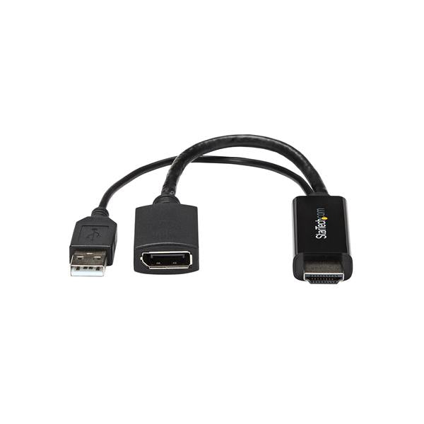 StarTech.com HDMI auf DisplayPort Adapter, DP 1.2, 4K