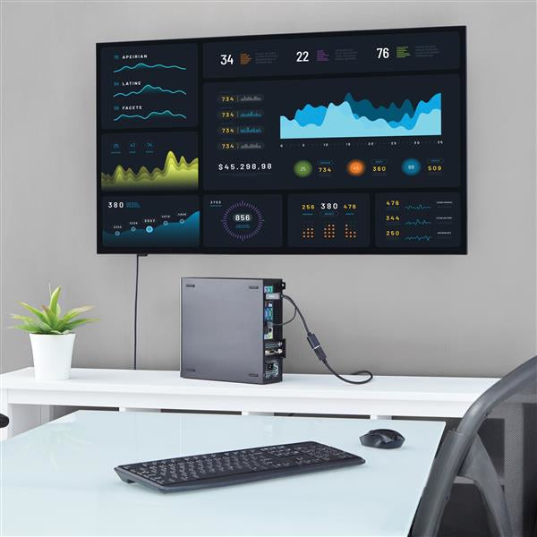 StarTech.com HDMI auf DisplayPort Adapter, DP 1.2, 4K