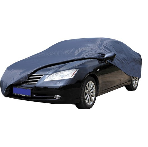 HP Autozubehör Ganzgarage XL – für Personenwagen & Aussen – 508 × 178 × 117 cm – Nylon, Blau, mit Gummizug