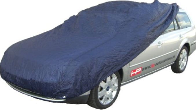 HP Autozubehör Ganzgarage – Gummizug vorne/hinten – für Personenwagen – 4830×1200×1780 mm – Blau