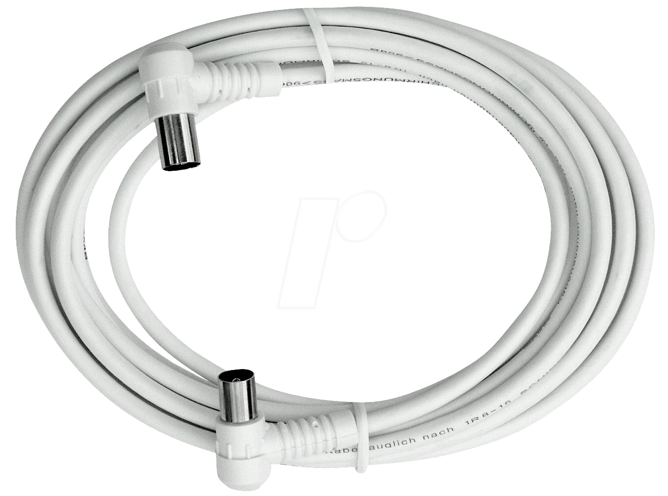 Axing Koax-Antennenkabel (IEC) – 2,5 m – Weiss