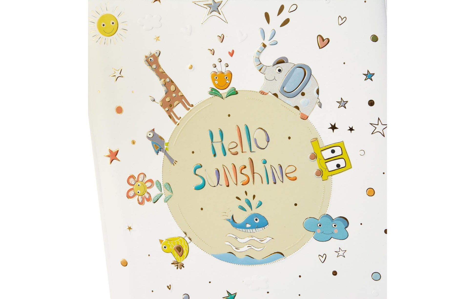 Goldbuch Babytagebuch Hello Sunshine – 44 Seiten – 210 × 280 mm – Gebunden, Mehrfarbig