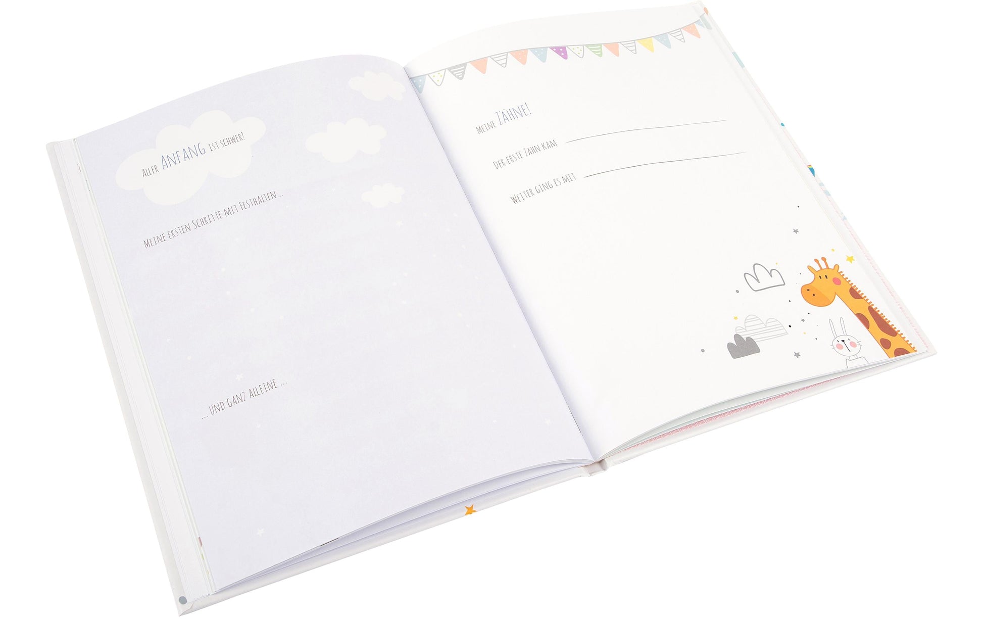 Goldbuch Babytagebuch Hello Sunshine – 44 Seiten – 210 × 280 mm – Gebunden, Mehrfarbig