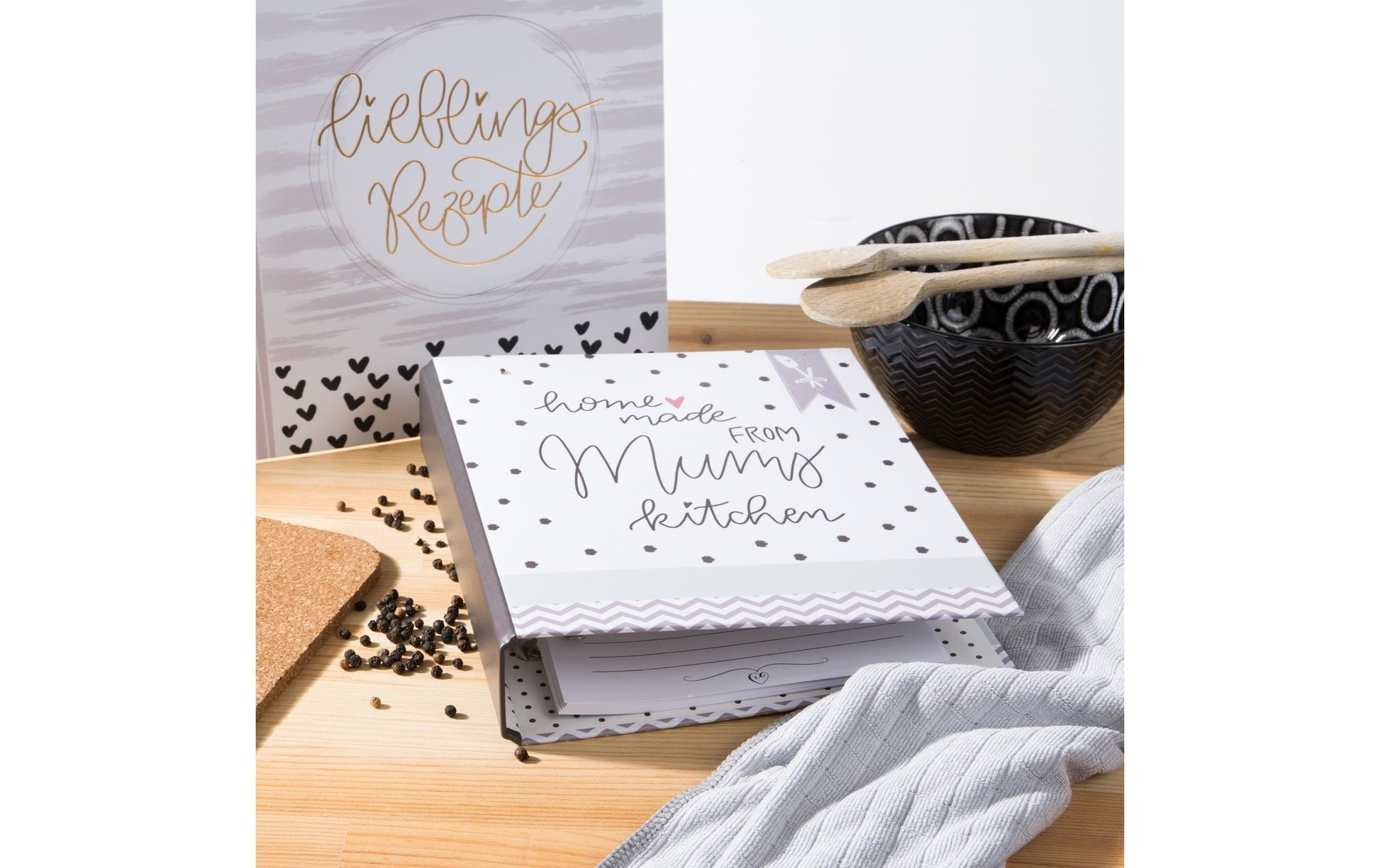 Goldbuch Homemade Rezeptordner – für 21 × 22 cm – weiss