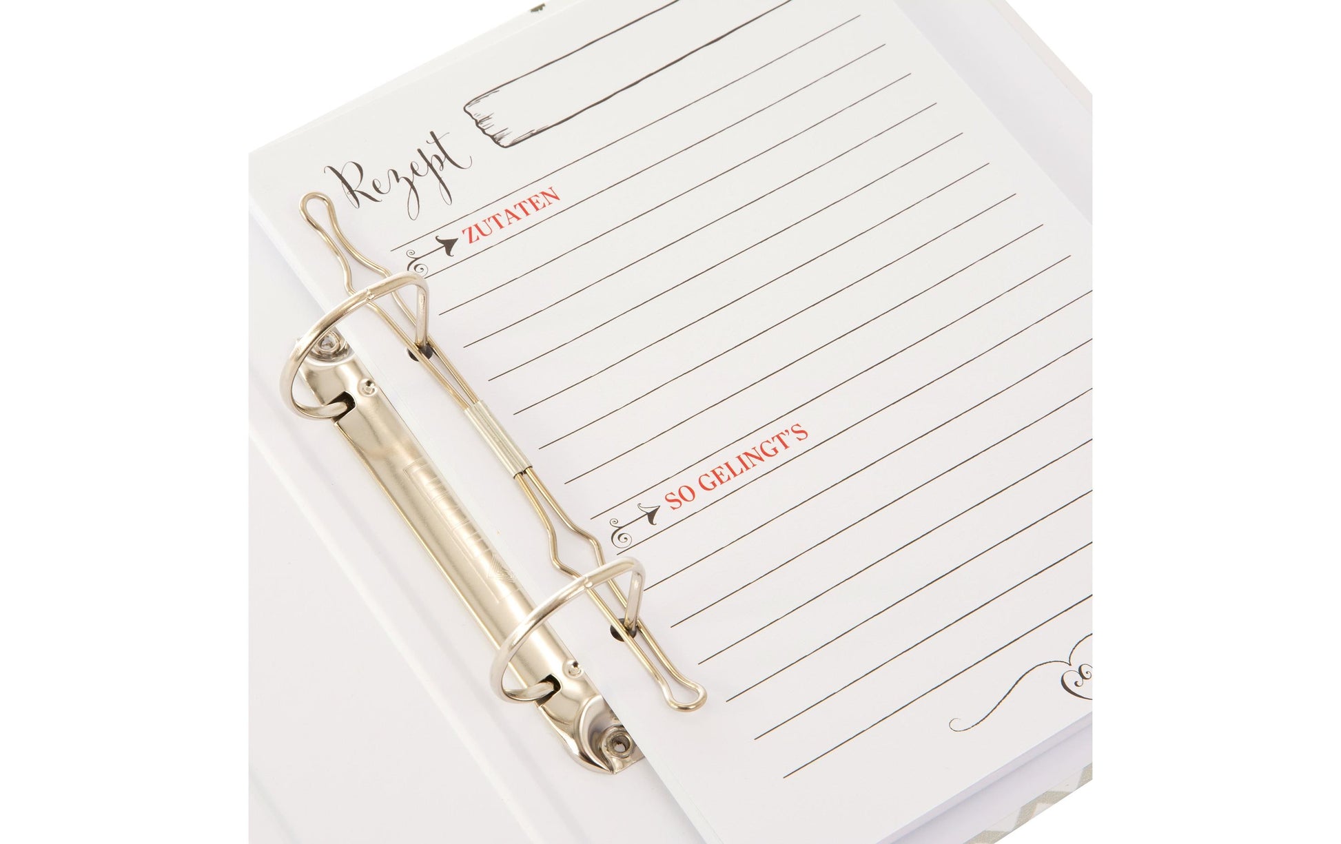 Goldbuch Homemade Rezeptordner – für 21 × 22 cm – weiss