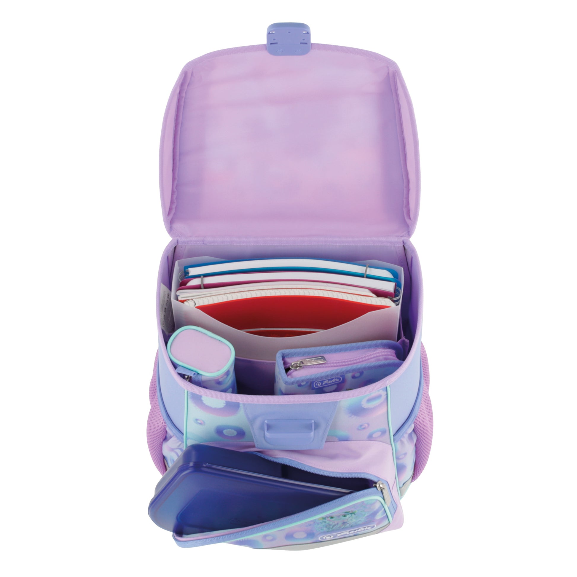 Herlitz Loop Plus – Schulrucksack-Set 4-teilig, Mystic Mermaid, 16 l, 31×37×22 cm