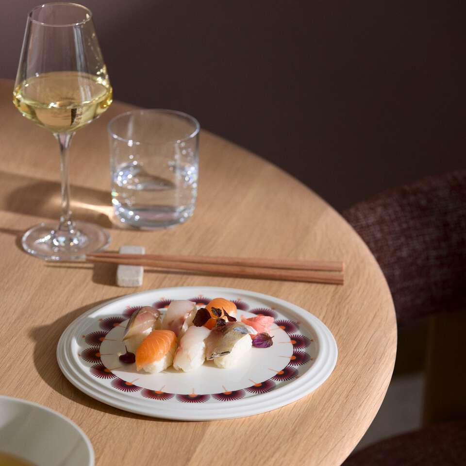 Villeroy & Boch Speise-Service – 7-teilig, Ø 23,9 cm, Porzellan, spülmaschinenfest