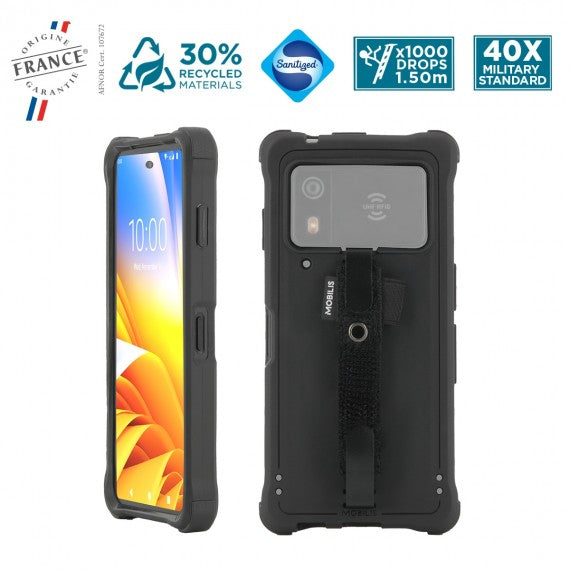 Mobilis Schutzgehäuse – PROTECH – Softbag – für Zebra EM45 – inkl. Handschlaufe